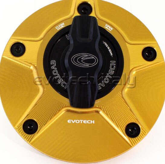EVOTECH エボテック Rapid Fuel Cap， Black ガソリンタンクキャップボルト タンク関連 外装