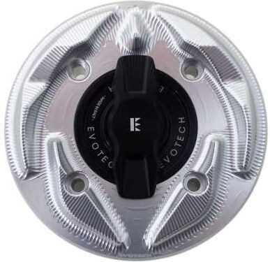 EVOTECH エボテック Rapid Fuel Cap, Black ガソリンタンクキャップボルト タンク関連 外装|ウェビック 店