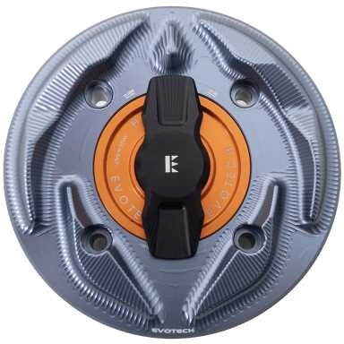 EVOTECH エボテック Rapid Fuel Cap, Orange ガソリンタンクキャップボルト タンク関連 外装|ウェビック 店