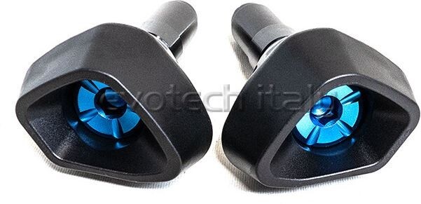 EVOTECH エボテック Antishock Frame Sliders, Blue エンジンスライダー・フレームスライダー フレーム