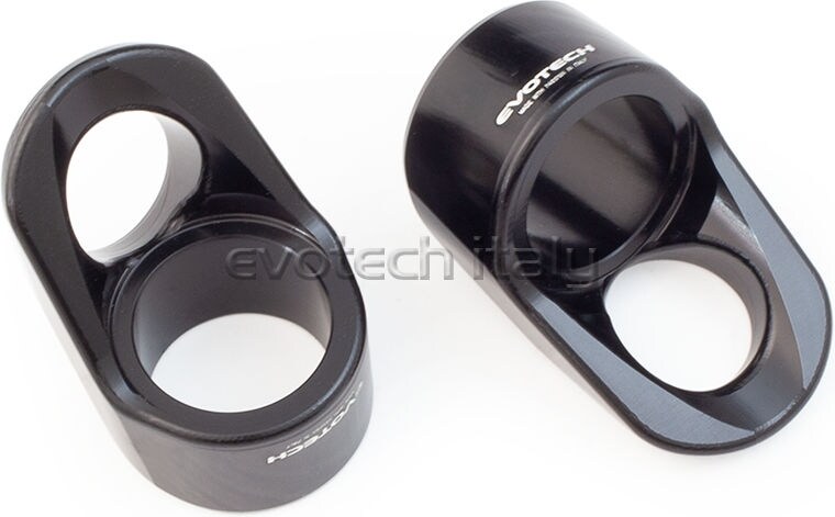 EVOTECH エボテック Aluminum Plugs For Belts Suitable Anti-Shock Frame Sliders， Black その他ガード・スライダーオプション・補修部品 フレーム