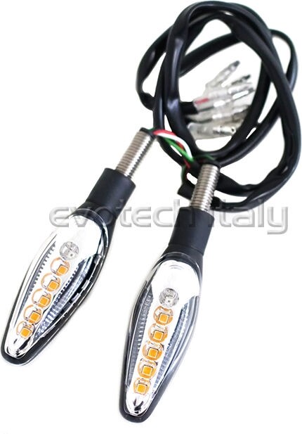 EVOTECH エボテック Pair Of Dynamic Led Indicators With Integrated Brake And Position Light R nineT Racer Urban G/S Multistrada V4 Pikes Peak RS CB650F SPEED TRIPLE 1200 RR MT-09 トレーサー ウインカー 灯火類 電装系