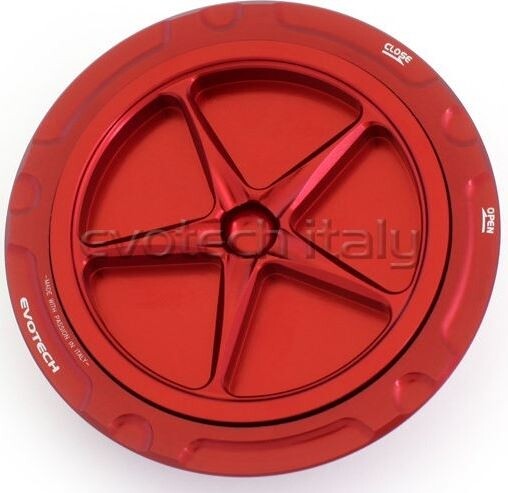 EVOTECH エボテック Fuel Cap， Red ガソリンタンクキャップボルト タンク関連 外装 18,129円