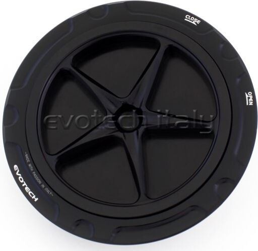 EVOTECH エボテック Fuel Cap， Black ガソリンタンクキャップボルト タンク関連 外装｜ウェビック　店