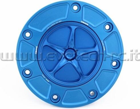 EVOTECH エボテック Fuel Cap， Blue ガソリンタンクキャップボルト タンク関連 外装