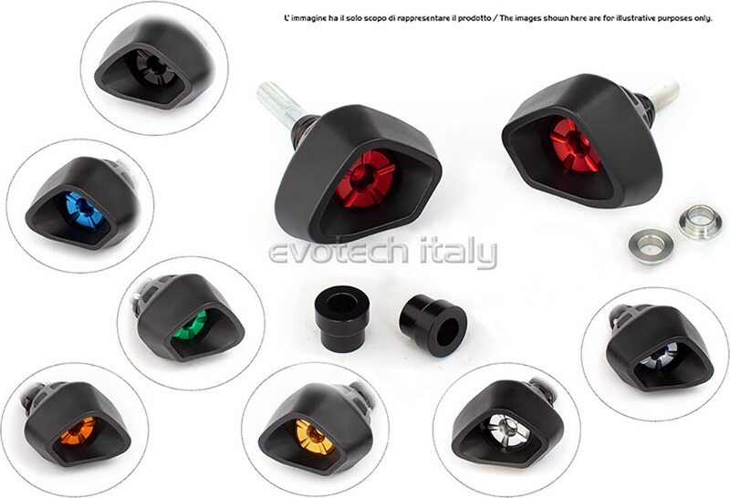 EVOTECH エボテック Antishock Frame Sliders, Orange エンジンスライダー・フレームスライダー フレーム|ウェビック 店
