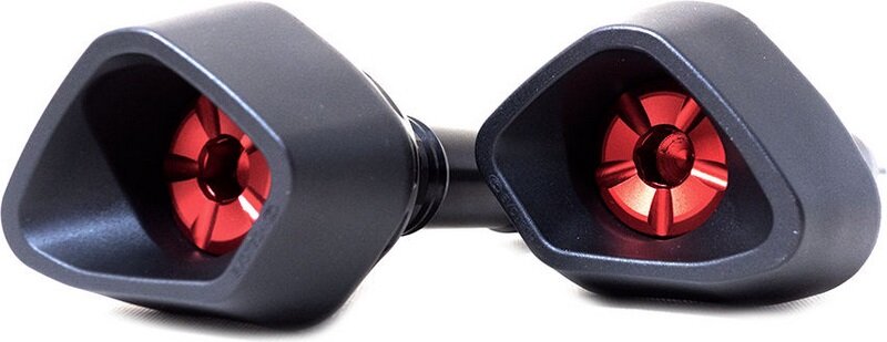 EVOTECH エボテック Antishock Frame Sliders， Red エンジンスライダー・フレームスライダー フレーム