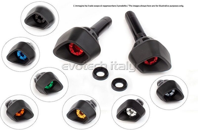 EVOTECH エボテック Antishock Frame Sliders， Gold エンジンスライダー・フレームスライダー フレーム