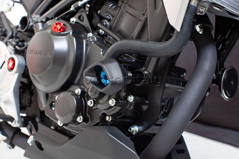 EVOTECH エボテック Antishock Frame Sliders, Blue エンジンスライダー・フレームスライダー フレーム|ウェビック 店