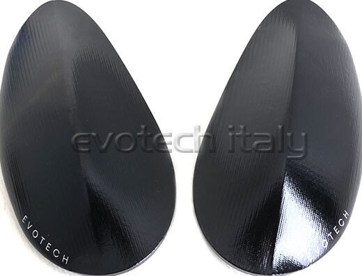 EVOTECH エボテック Mirror Hole Cap Covers， Black その他ミラーオプション・補修部品 ハンドル