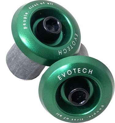 EVOTECH エボテック Bar Ends For Handlebars Diameter 16-18 Mm， Green バーエンド ハンドル