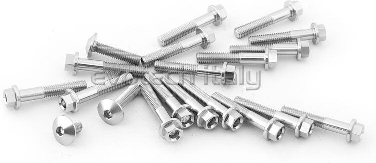 EVOTECH エボテック Engine Bolts Kit， Silver クランクケースボルト エンジンパーツ エンジン｜ウェビック　店