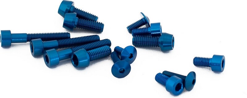 EVOTECH エボテック Fairing Bolts Kit, Blue その他外装オプション・補修部品 外装|ウェビック 店