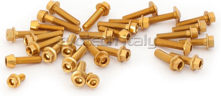 EVOTECH エボテック Fairing Bolts Kit, Gold その他外装オプション・補修部品 外装|ウェビック 店