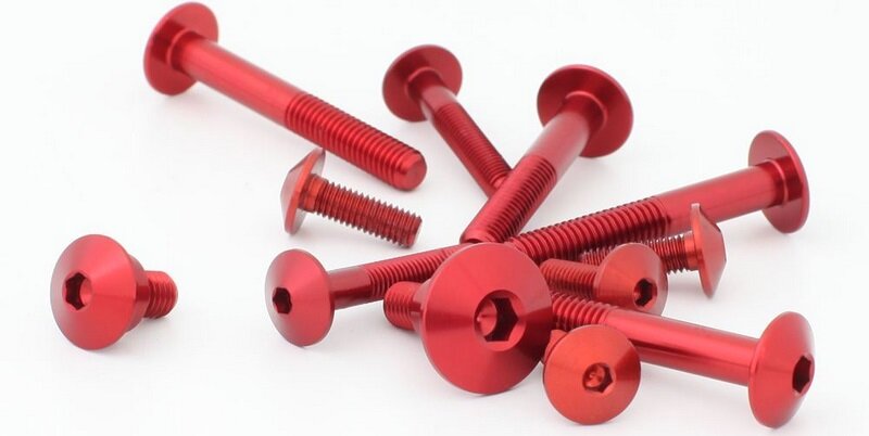 EVOTECH エボテック Fairing Bolts Kit， Red その他外装オプション・補修部品 外装
