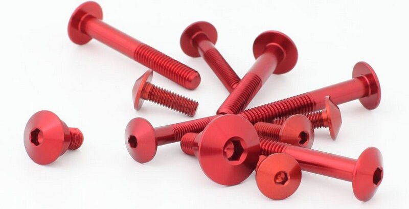 EVOTECH エボテック Fairing Bolts Kit， Red その他外装オプション・補修部品 外装