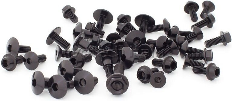EVOTECH エボテック Fairing Bolts Kit， Black その他外装オプション・補修部品 外装｜ウェビック　店