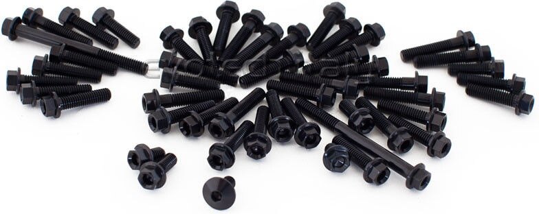 EVOTECH エボテック Engine Bolts Kit， Black クランクケースボルト エンジンパーツ エンジン｜ウェビック　店