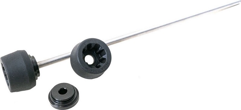 EVOTECH エボテック Rear Axle Fork Protector， Black アクスルスライダー フレーム