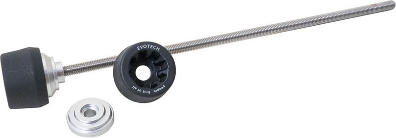 EVOTECH エボテック Rear Axle Fork Protector, Silver アクスルスライダー フレーム|ウェビック 店