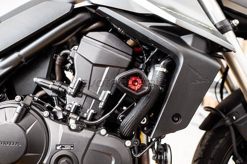 EVOTECH エボテック No Cut Anti-Shock Frame Sliders, Red エンジンスライダー・フレームスライダー フレーム|ウェビック 店