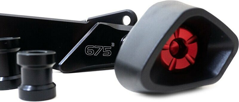 EVOTECH エボテック No Cut Frame Sliders， Red エンジンスライダー・フレームスライダー フレーム