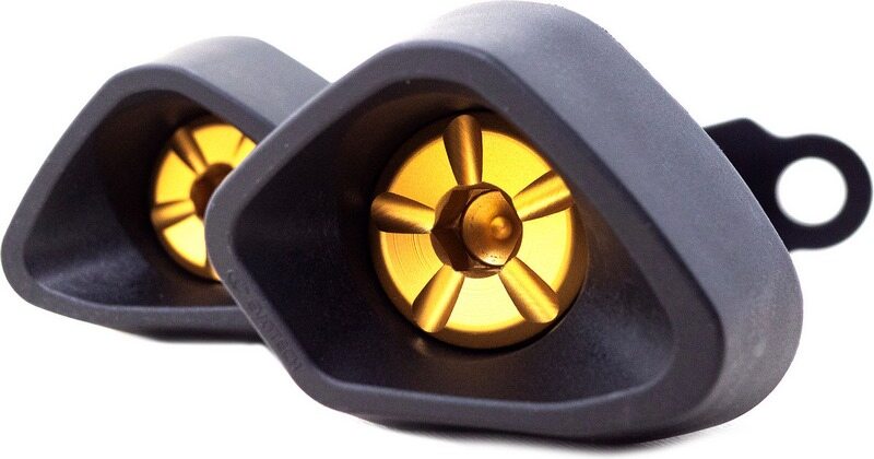 EVOTECH エボテック No Cut Anti-Shock Frame Sliders， Gold エンジンスライダー・フレームスライダー フレーム｜ウェビック　店