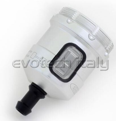 EVOTECH エボテック Rear Brake/Hydraulic Clutch Fluid Reservoir， Silver マスターシリンダーリザーバータンク ブレーキ