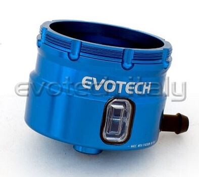 EVOTECH エボテック Front Brake Fluid Tank Body， Blue マスターシリンダーリザーバータンク ブレーキ｜ウェビック　店