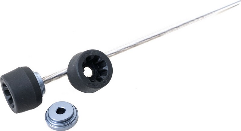 EVOTECH エボテック Front Axle Fork Guard， Titanium アクスルスライダー フレーム
