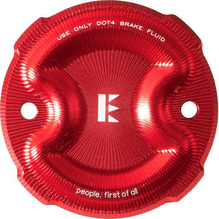EVOTECH エボテック Brembo Brake Fluid Tank Cap 45Cc， Red マスターシリンダータンクキャップ・リザーバーカバー ブレーキ｜ウェビック　店