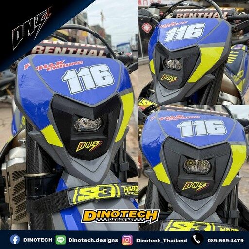 DINOTECH ダイノテック LED Headlight Kit for SHERCO SE-R/SE-F250-450 2024+ SE-R 250-450 SE-F シェルコ ヘッドライト 灯火類 電装系