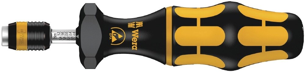 WERA ヴェラ ESD調整式トルクドライバー 静電気防止 その他、ドライバー ドライバー ハンドツール