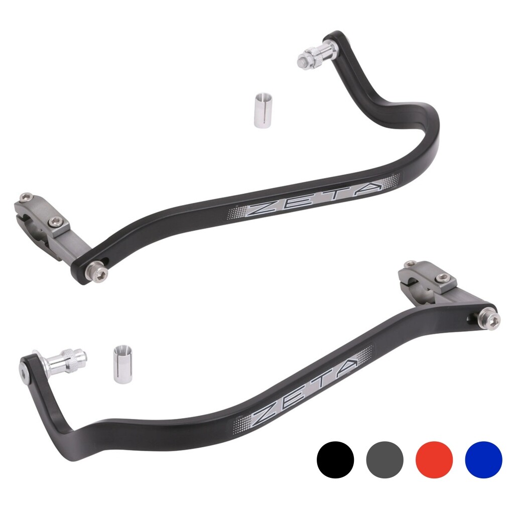 ZETA RACING ジータ レーシング アーマーハンドガード ベンド 22.2mm【汎用】 ハンドガード・ナックルガード ハンドル周辺パーツ ハンドル
