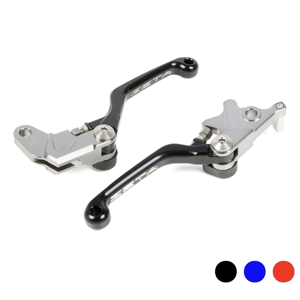 ZETA RACING ジータ レーシング ピボットレバーセット CP 3フィンガー 可倒式 DR-Z400S DR-Z400SM DR250R DR-Z4S DR-Z4SM SUZUKI スズキ ブレーキ・クラッチレバーセット ハンドル周辺パーツ ハンドル