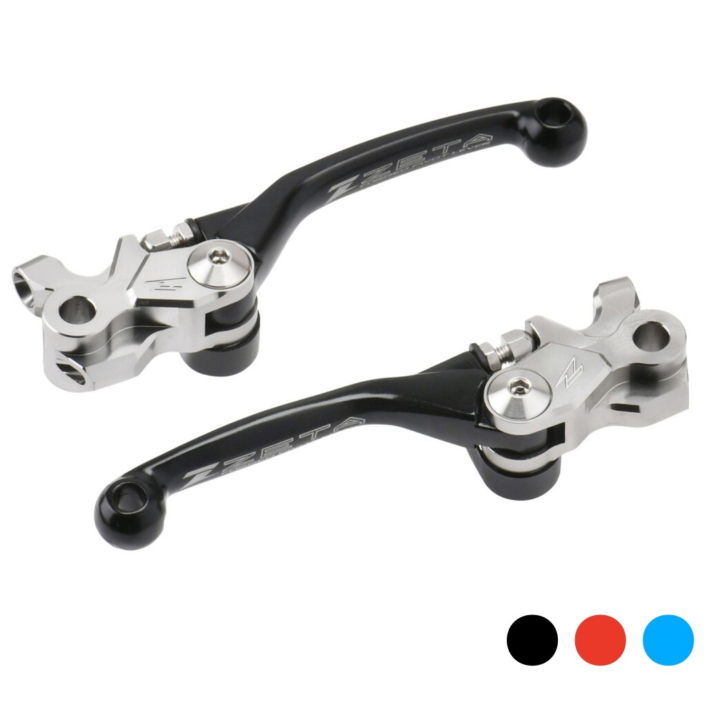 ZETA RACING ジータ レーシング ピボットレバーセット FP 3フィンガー 可倒式 TE150 TE250 TE300 FE250 FE350 FE450 FE501 MC125 MC250 MC300 MC250F MC450F EX300 EX250F EX350F EX450F EC125 EC250 EC300 EC250F EC350F HUSQVARNA ハスクバーナ GASGAS ガスガス ハンドル
