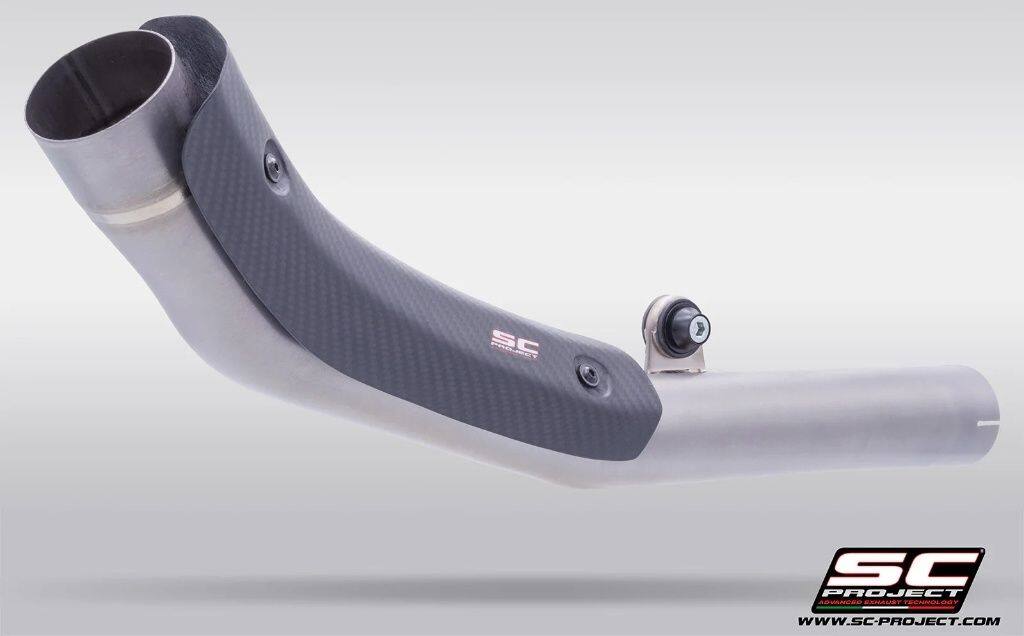 SC-PROJECT SCプロジェクト フルチタン キャタライザーキャンセル リンクパイプ 450 RALLY KOVE コーブ エキゾーストパイプ マフラー