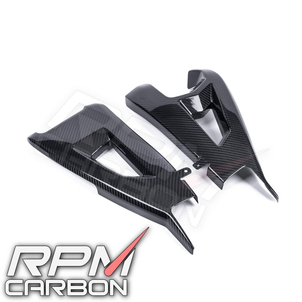 RPM CARBON アールピーエムカーボン Kawasaki ZX-10R 2016+ Carbon Fiber Swingarm Covers Protectors in Z H2 ZX-10RR KAWASAKI カワサキ スイングアームカバー・プロテクター 外装