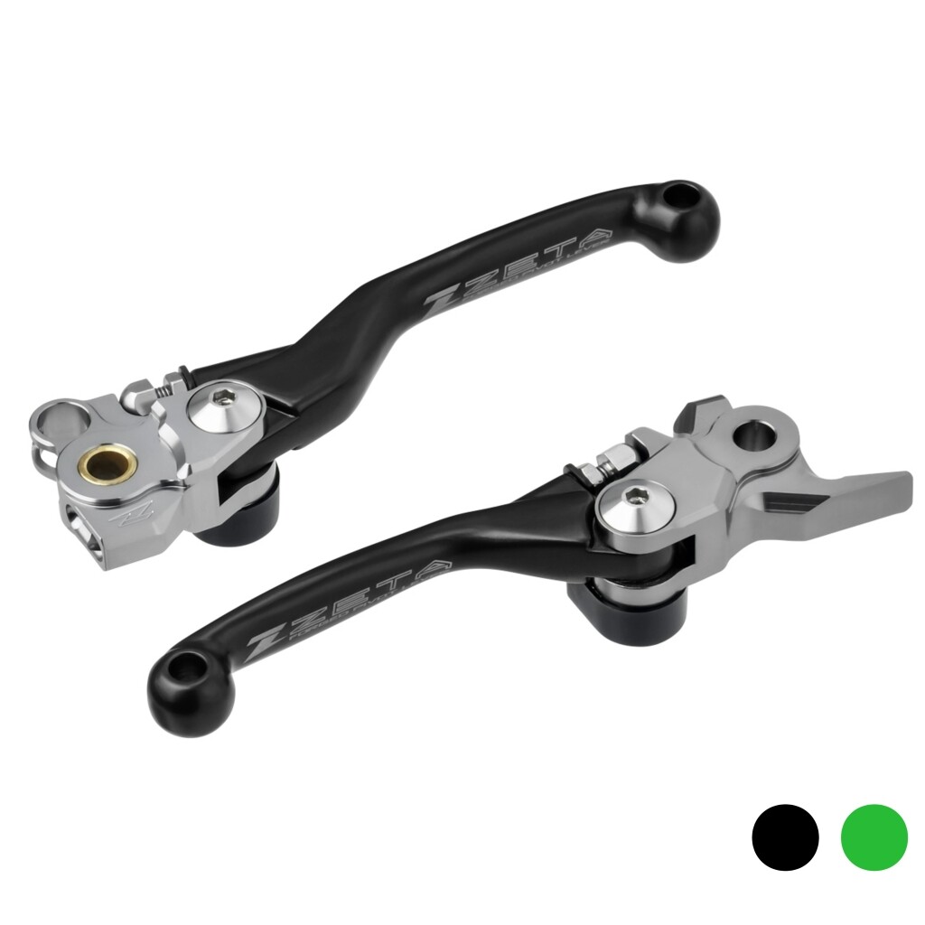 ZETA RACING ジータ レーシング ピボットレバーセット FP 可倒式 3フィンガー KX450 KX450X KAWASAKI カワサキ ブレーキ・クラッチレバーセット ハンドル周辺パーツ ハンドル