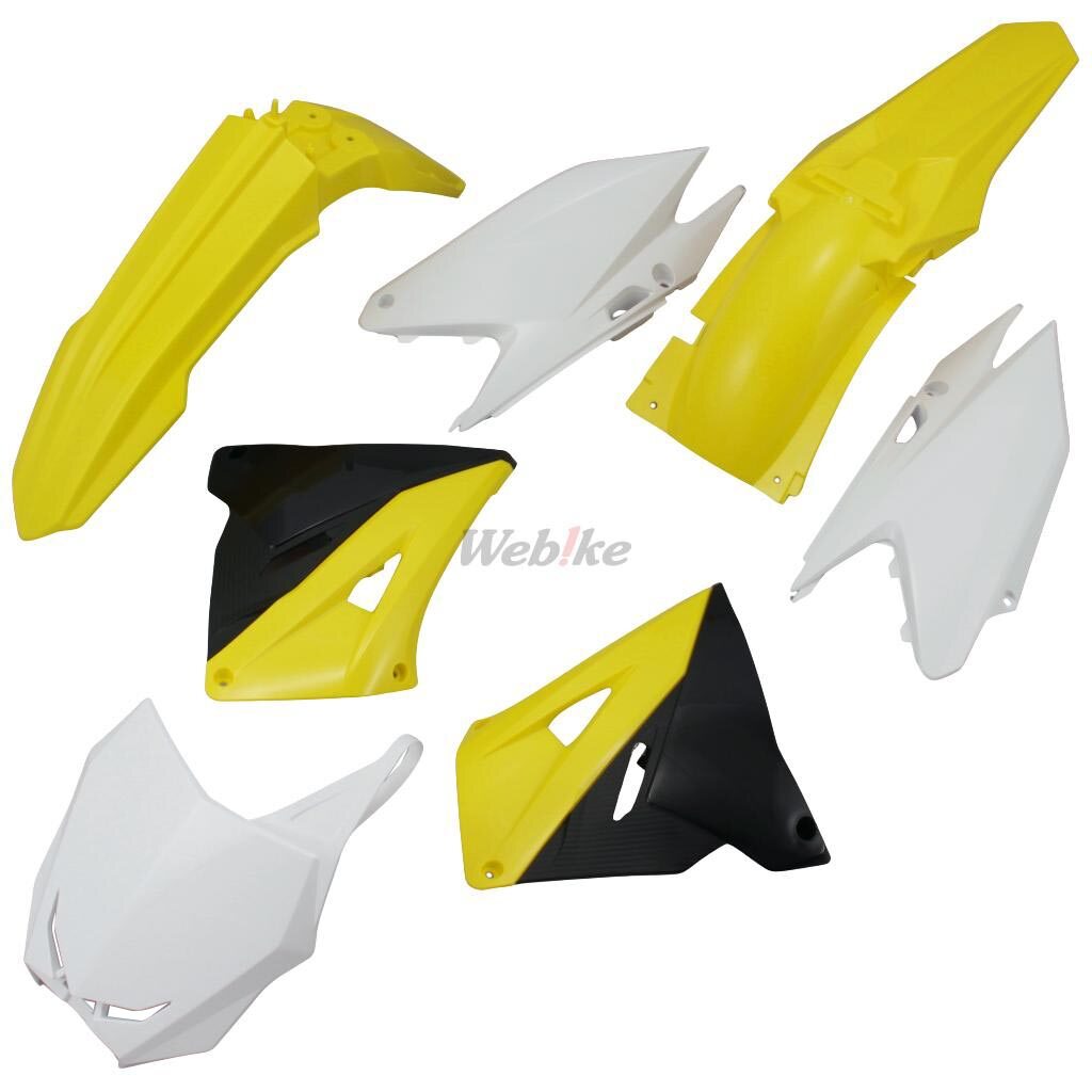 POLISPORT ポリスポーツ 【リスタイリング】MX 外装キット RMZ450 22年スタイル RM125 RM250 SUZUKI スズキ フルカウル・外装セット カウル関連 外装