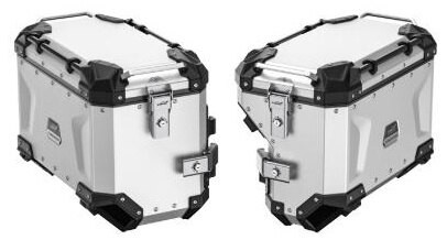 LOBOO ロブー CONQUERORシリーズ 45L+38L サイドケース(ラック付き) パニアケース 車体用バッグ・ケース｜ウェビック　店