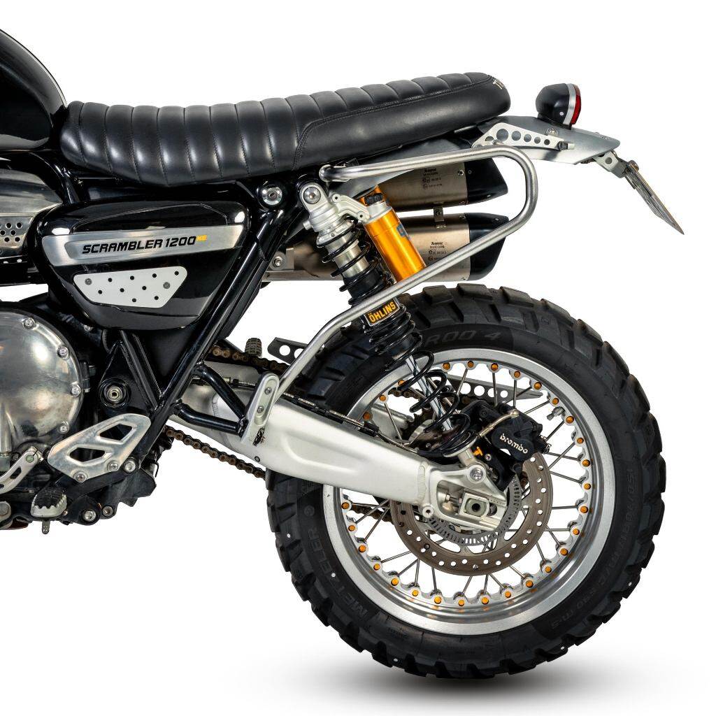 LOBOO ロブー サイドバッグラック SCRAMBLER 1200 XE TRIUMPH トライアンフ バッグ・ボックス取り付けステー 車体用バッグ・ケース