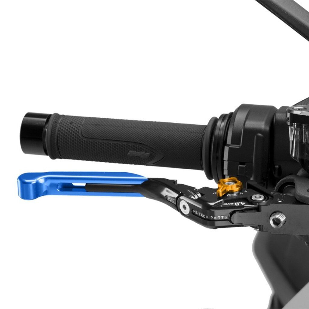 Puig プーチ BRAKE LEVER 4.0.EXTENDABLE ブレーキレバー ハンドル周辺パーツ ハンドル カラー：ブルー／ゴールド
