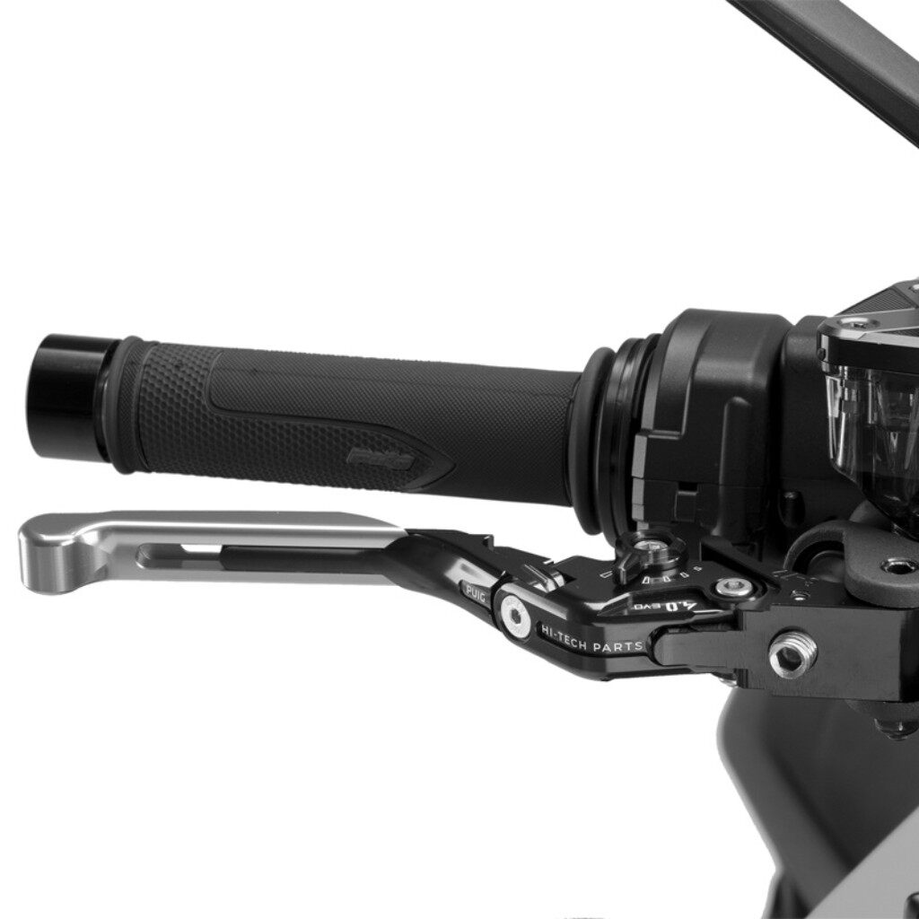 Puig プーチ BRAKE LEVER 4.0.EXTENDABLE ブレーキレバー ハンドル周辺パーツ ハンドル カラー：シルバー／ブラック