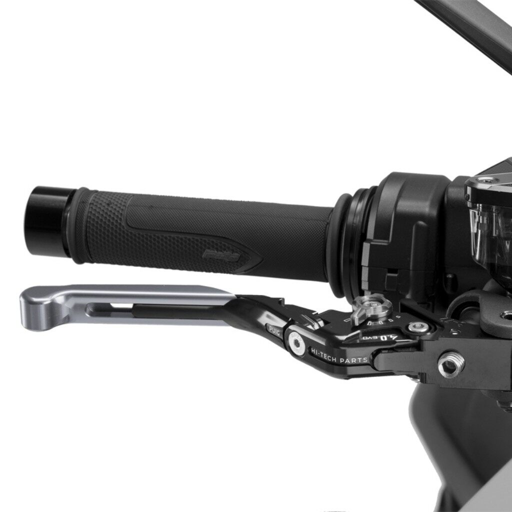 Puig プーチ BRAKE LEVER 4.0.EXTENDABLE ブレーキレバー ハンドル周辺パーツ ハンドル カラー：チタニウム／シルバー｜ウェビック　店