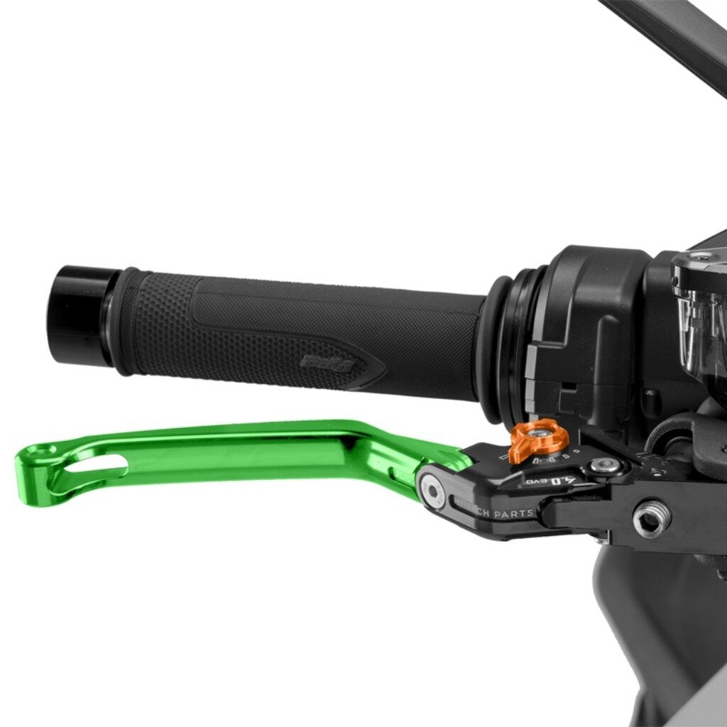 Puig プーチ BRAKE LEVER 4.0.FOLDABLE ブレーキレバー ハンドル周辺パーツ ハンドル カラー:グリーン/オレンジ|ウェビック 店