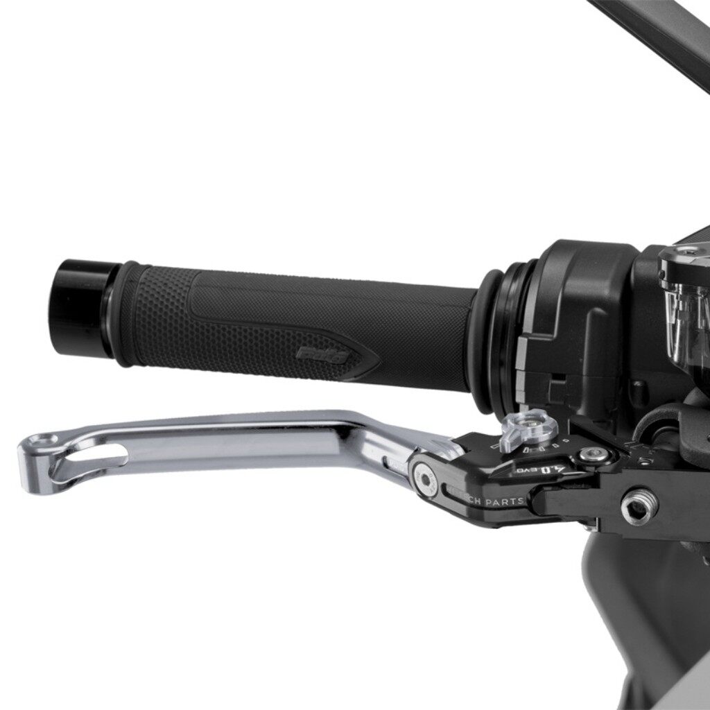 Puig プーチ BRAKE LEVER 4.0.FOLDABLE ブレーキレバー ハンドル周辺パーツ ハンドル カラー:チタニウム/チタニウム|ウェビック 店