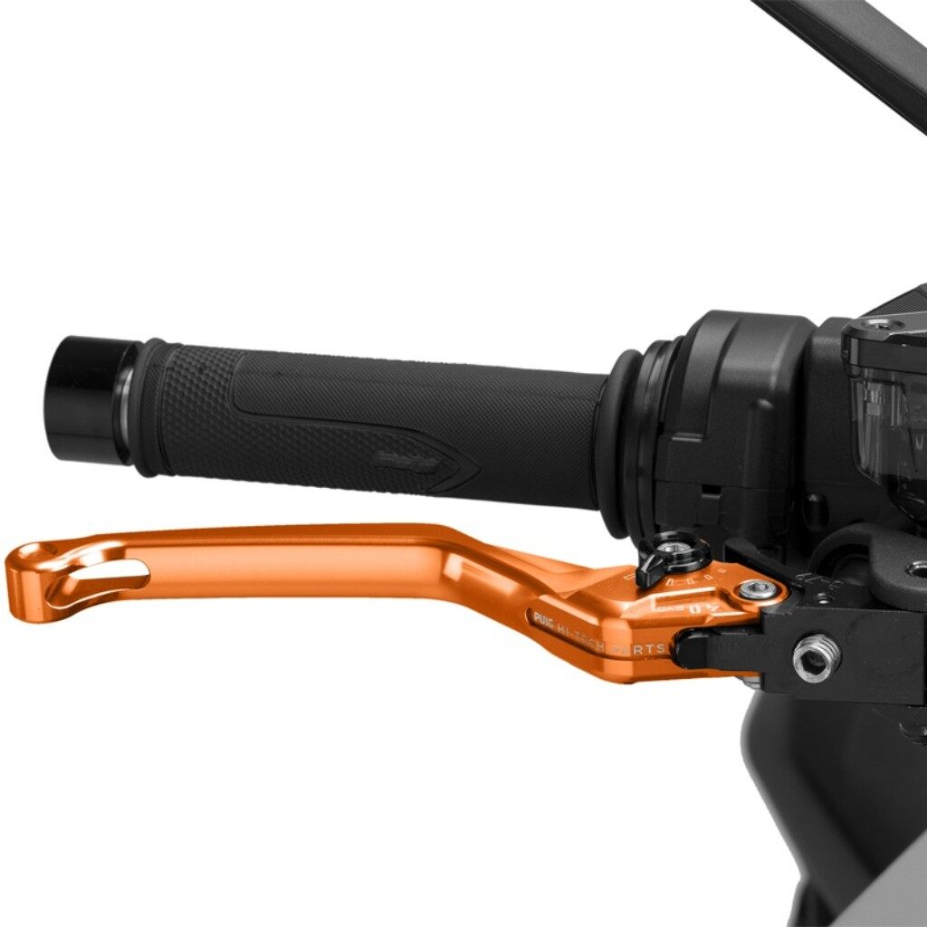 Puig プーチ BRAKE LEVER 4.0.UNFOLDABLE ブレーキレバー ハンドル周辺パーツ ハンドル カラー：オレンジ／ブラック