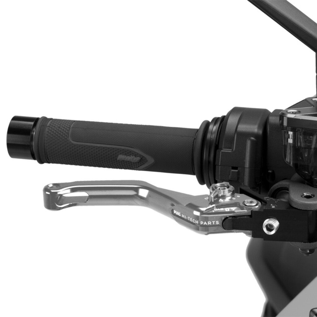 Puig プーチ BRAKE LEVER 4.0.SHORT ブレーキレバー ハンドル周辺パーツ ハンドル カラー：シルバー／シルバー｜ウェビック　店