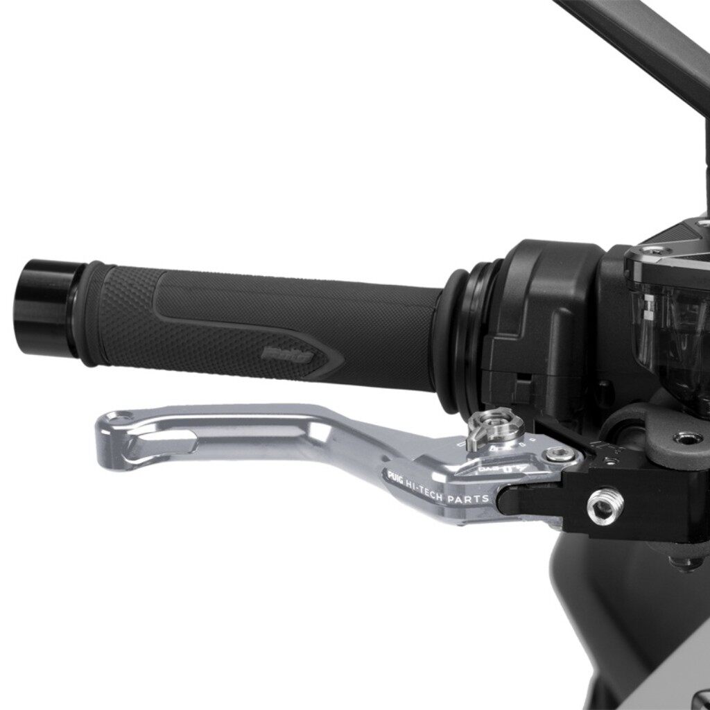 Puig プーチ BRAKE LEVER 4.0.SHORT ブレーキレバー ハンドル周辺パーツ ハンドル カラー:チタニウム/シルバー|ウェビック 店